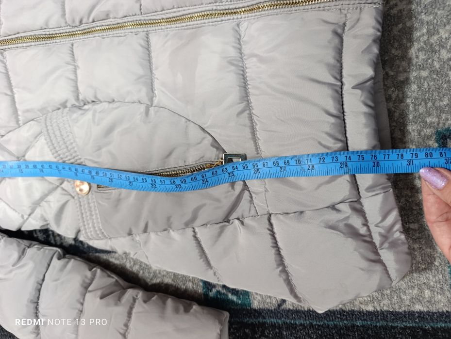 Geaca iarna moderna gri