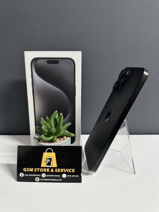 Iphone 15 Pro Max 512Gb Black Titanium Garantie Gsm Store&Service