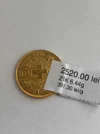 Moneda de schimb aur 21K 6.44g [Ag45 B.2659]