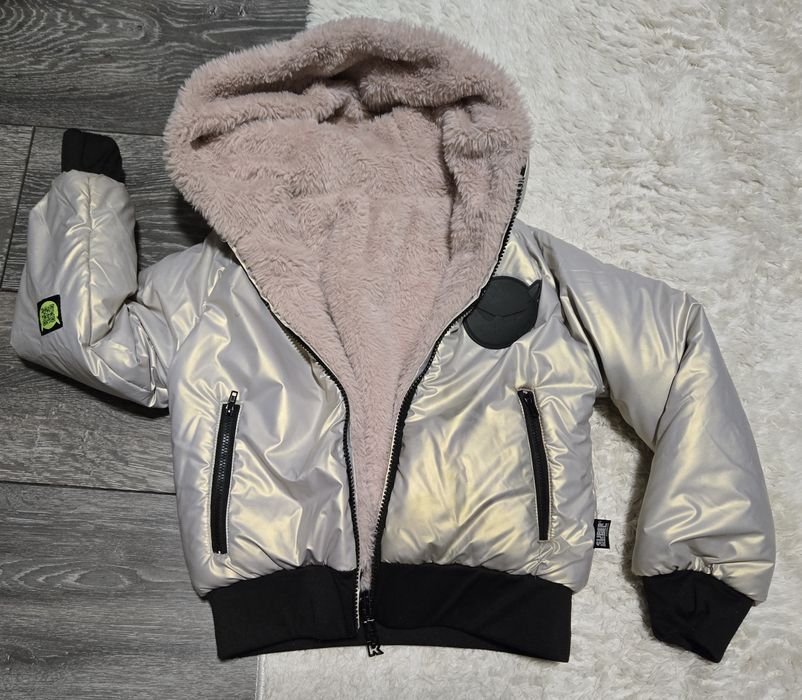 Детско зимно яке за момиче 5-6год.