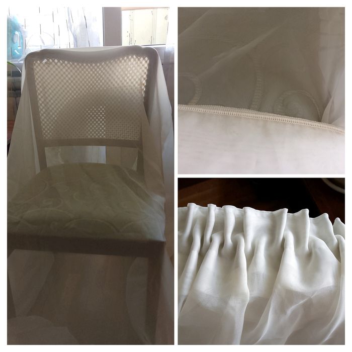 Шифоновая занавеска/штора.