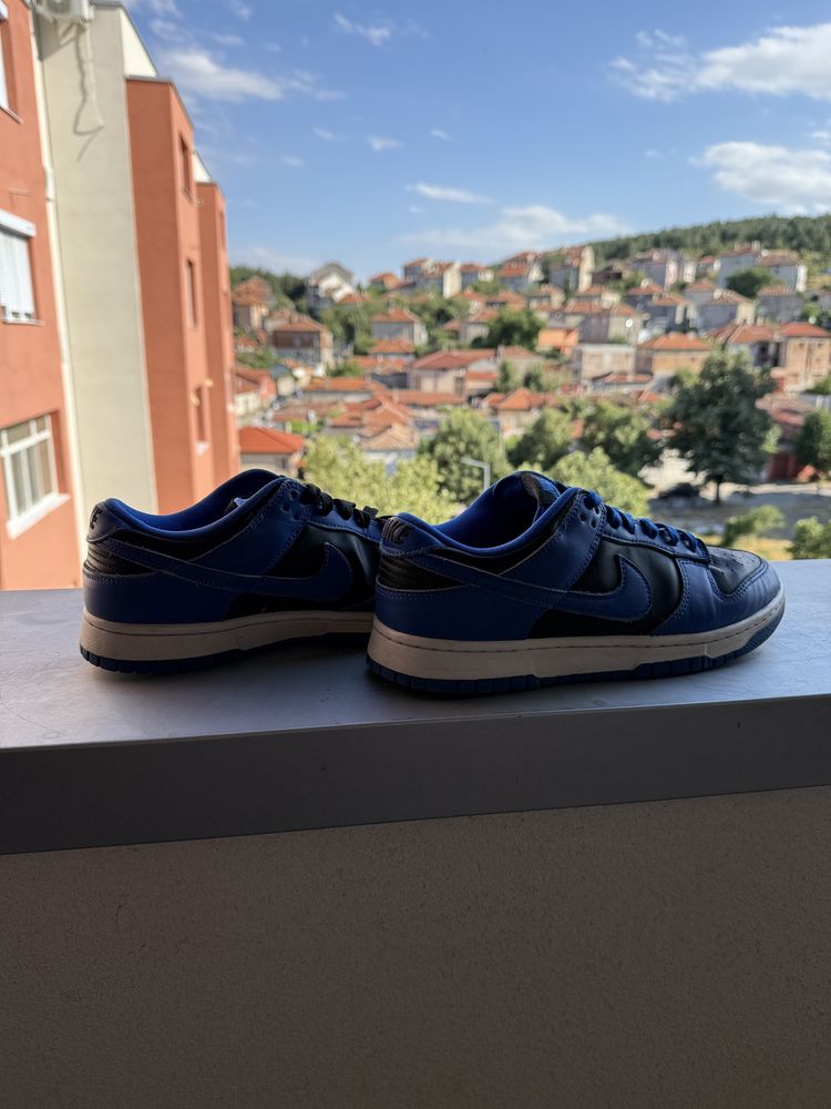 Nike Dunk Low dark blue and black
