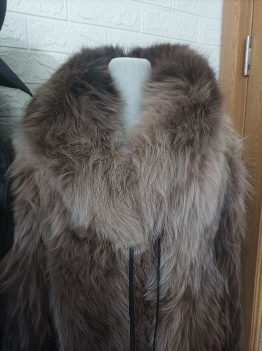 John Galliano vintage палто естествен косъм