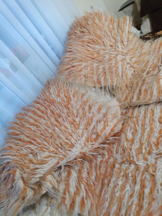 Set 2 țoluri vechi din lână pură de oaie,lucrate manual pe Valea Șie