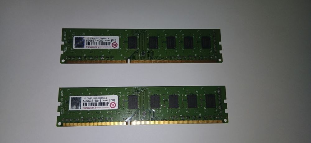 Оперативная память,Одна планка 2 ГБ Два планки 4 ГБ