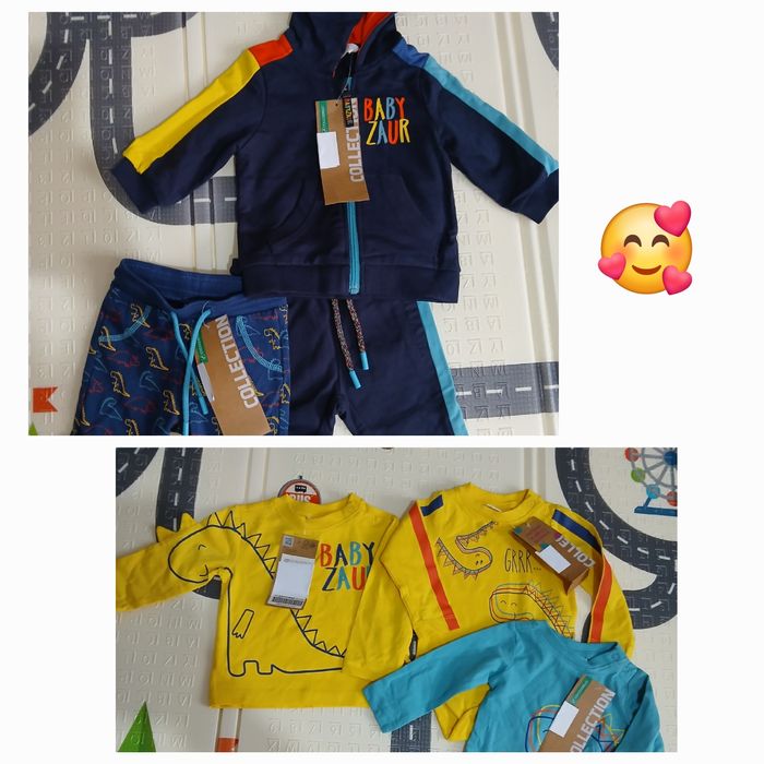 Set 6 buc. 3/6 luni 68cm Cocodrillo NOI cu eticheta