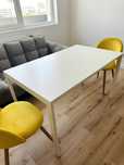 Masa alba IKEA living/dining 4 locuri 125 x 75 x 75