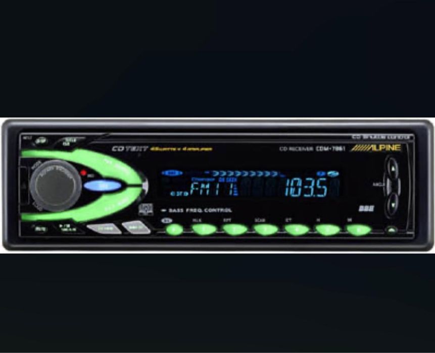 Cd Player auto Alpine CDM 7861R adaptor Bt-Usb