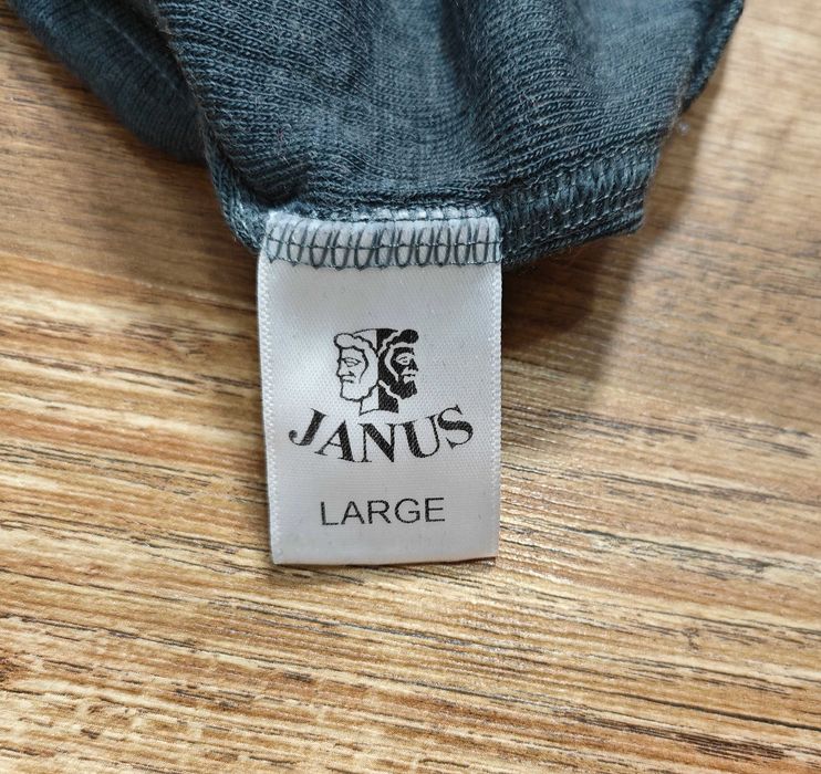 JANUS Мерино вълна оригинална мъжка термо фланелка размер L