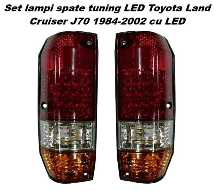 Set lampi spate tuning LED Toyota Land Cruiser J70 (1984-2002) cu LED