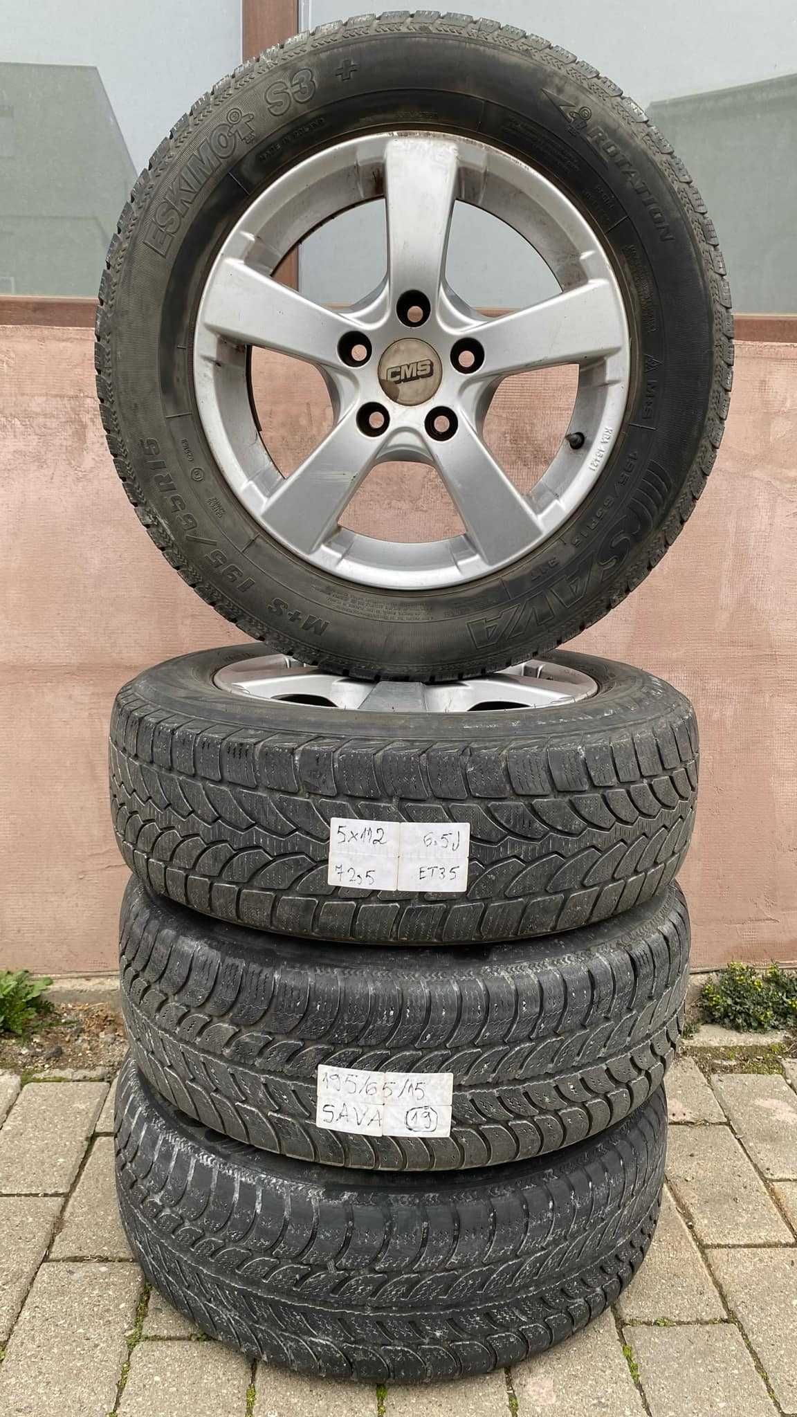 jante alu vw golf  passat scoda seat audi 5x112  anv  195 65 15