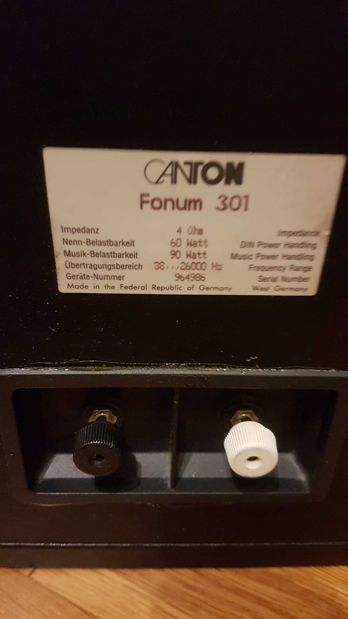 Продавам  CANTON Fonum 301