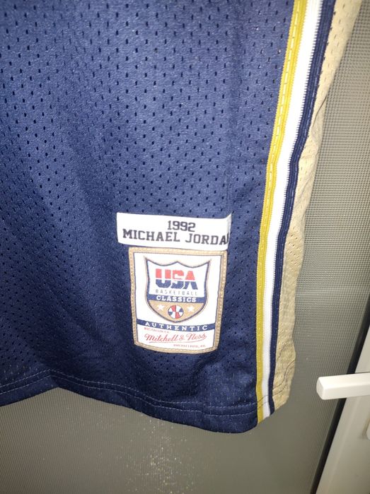 Maieu de basket Mitchell & Ness Team USA, #9 Jordan (Sz XL)