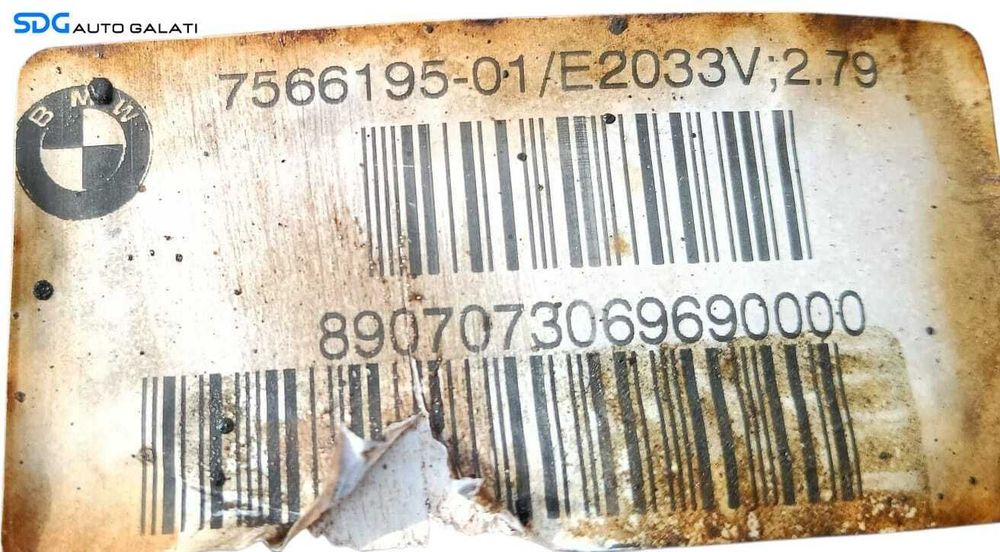 Grup Spate Raport 2.79 BMW Seria 3 E90 3.0 D 2004 - 2011 Cod 7566195 7566195-01 [M8975]