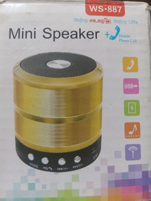 Мини колонка блютус