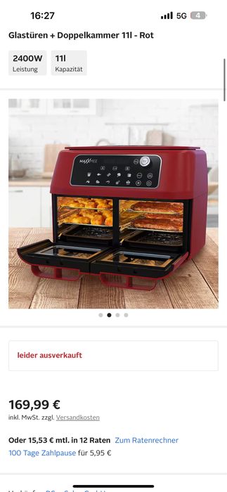 MaxxMee AirFryer