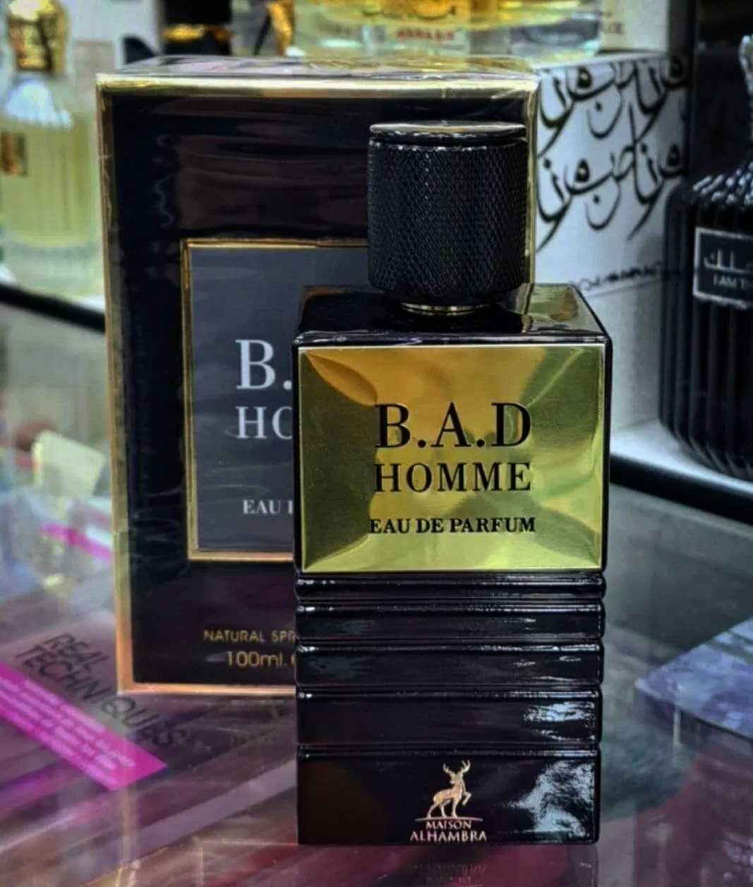 BAD HOMME 100ml EDP - арабски мъжки парфюм вдъхновен от Bad Boy