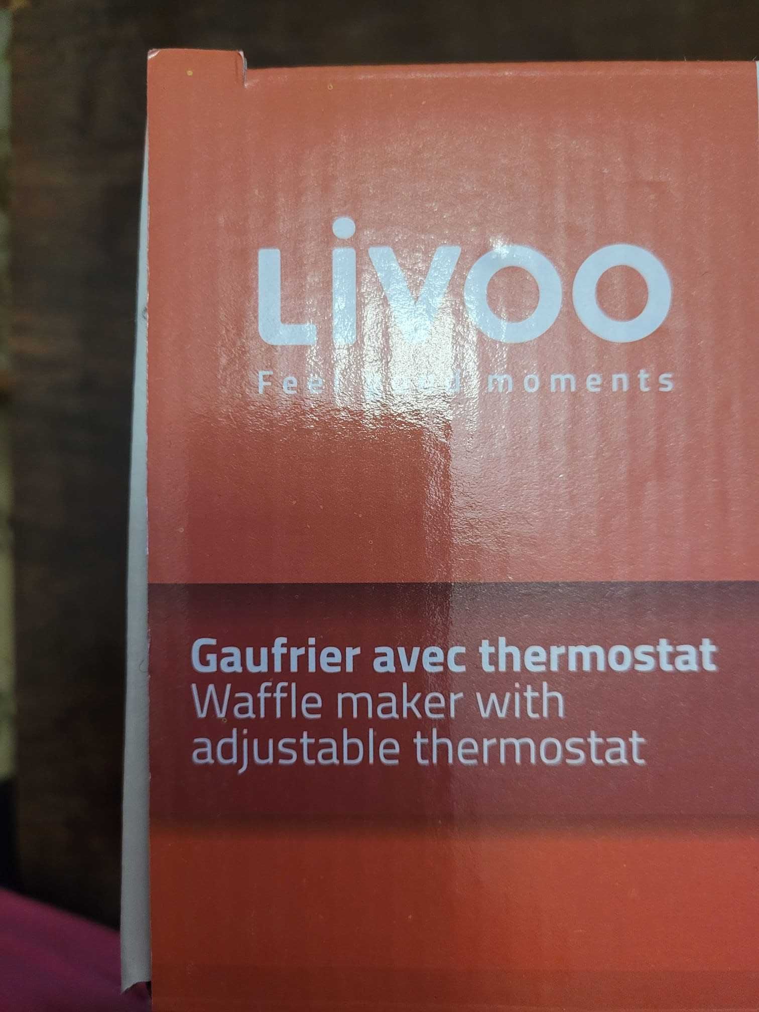 Aparat pentru waffle belgiene Livoo