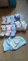 Бебешки чорапи от био памук и шапки