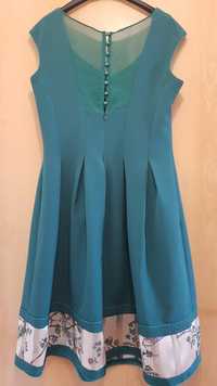 Rochie de ocazie culoare verde marimea 44