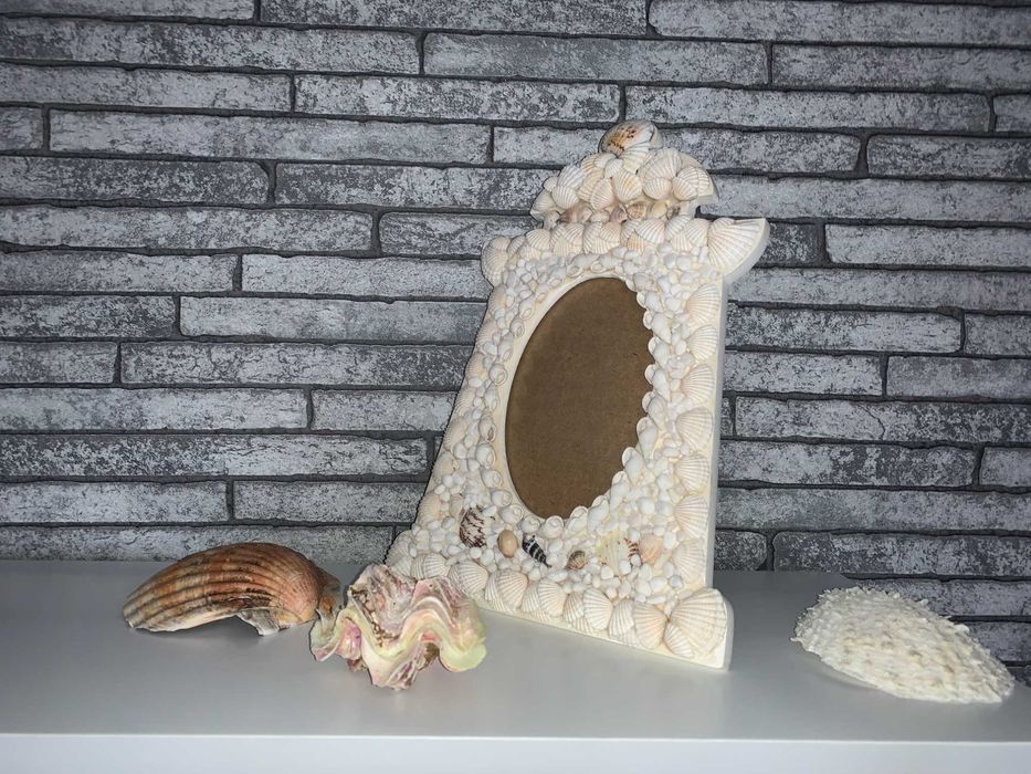 Decor marin scoici cu rama foto