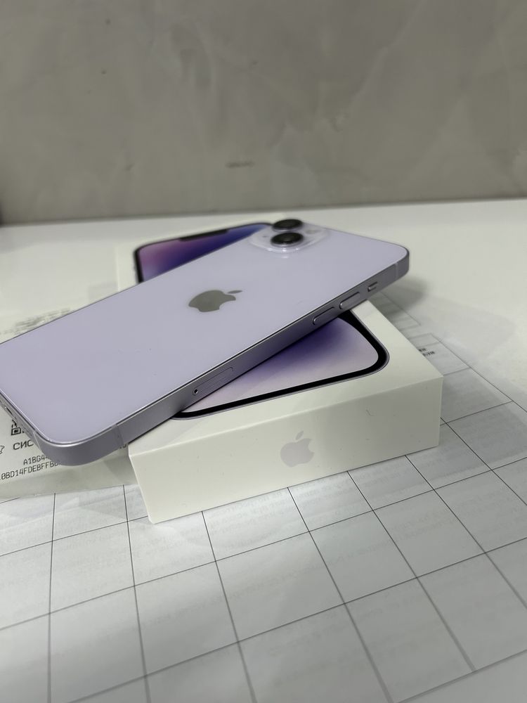 Iphone 14 plus 128 GB purple, blue