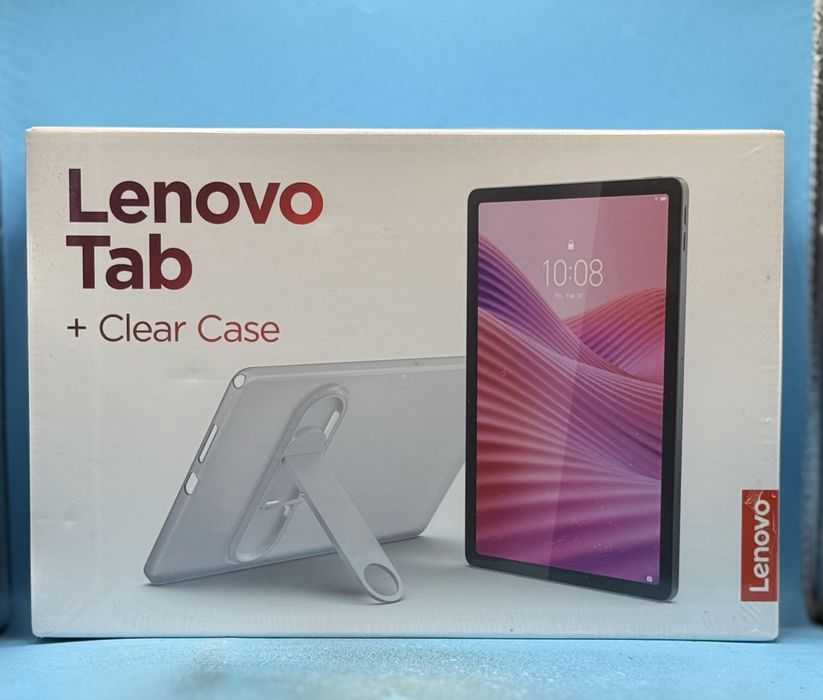 НОВ!!! Таблет Lenovo Tab , 10.1", 4GB RAM, 128GB, 4G,Grey + Clear case