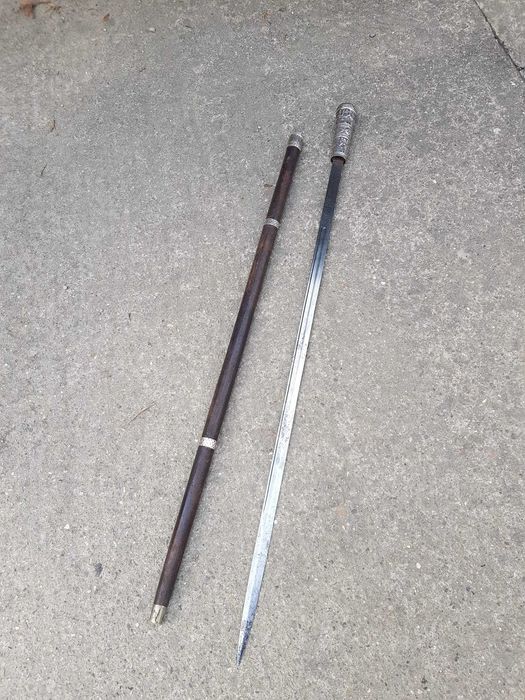 Raritate--Baston vintage persan 1800