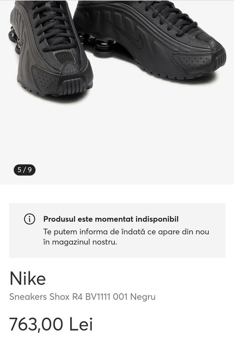 Nike shox  negri  marimea 38