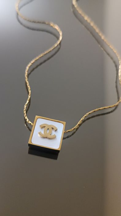 Колие позлатено Chanel