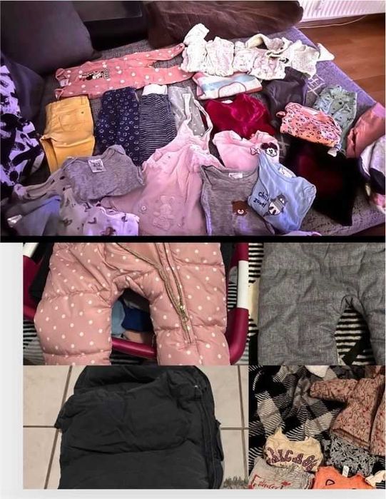 Pachet îmbrăcăminte 40 piese 62-80