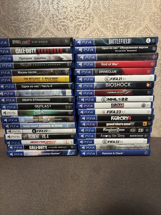 Обмен дисков на Sony Playstation 4,5