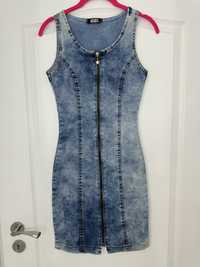 Rochie scurta din denim