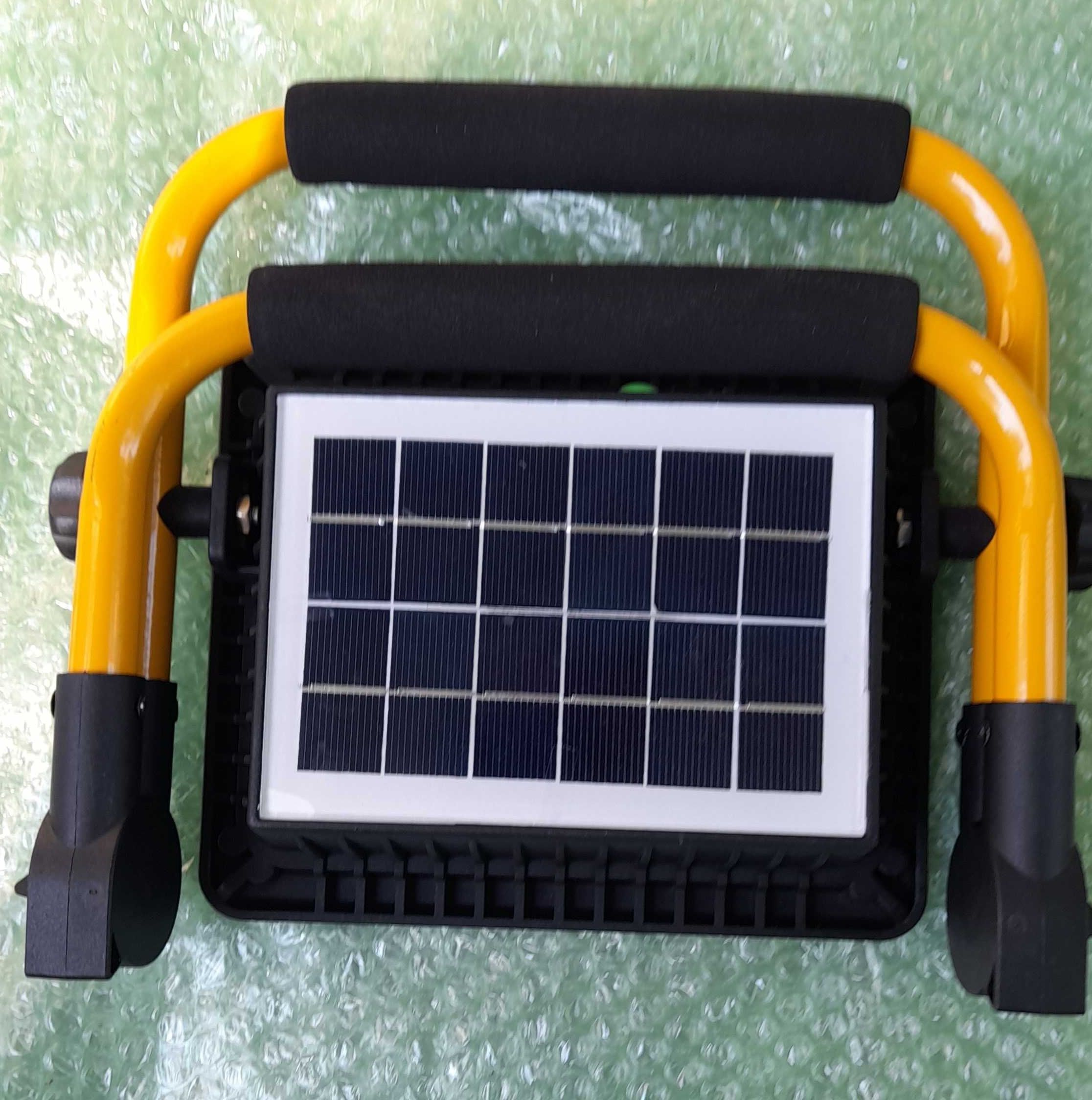 Lampa Solara led proiector puternic panou solar portabil aliaj metal