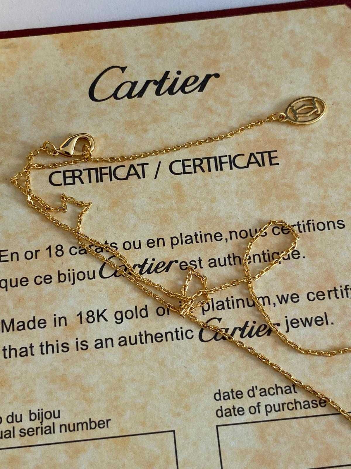 Colier Cartier Gold 23K Diamond