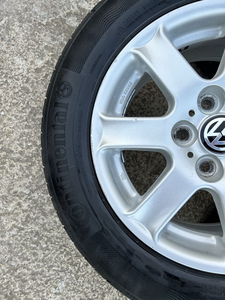 5х112 15 ски за vw golf 5 pasat toursn kadi skoda seat с летни гуми