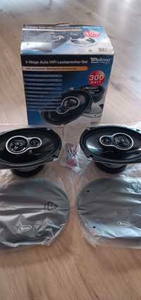 Set difuzoare boxe bass 3 cai ovale Tevion 6x9inch/ 22x15cm/ 150W RMS