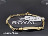 Bijuteria Royal: Bratara aur 14k/1.22 gr