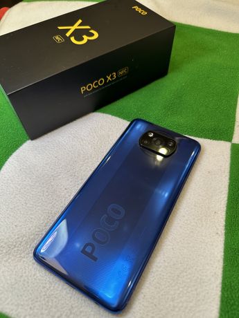 Продам телефон Xiaomi Poco x3, Cobalt Blue 6GB RAN 128GB ROM