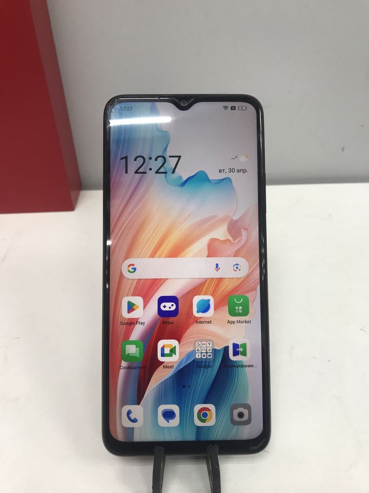 Oppo A18, 128гб,черный,4гб