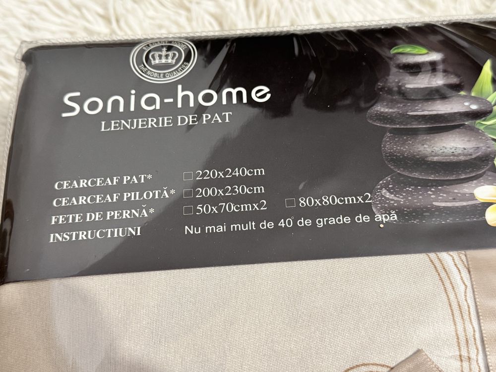 Set lenjerie pat, Sonia Home, 6 piese