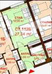 Едностаен апартамент в Сарафово 675 - 23355