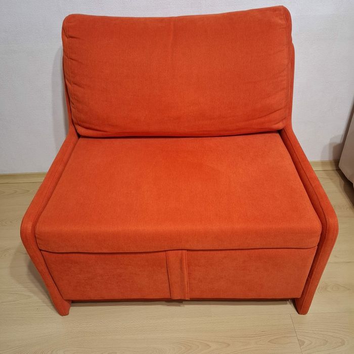 Разтегателен фотьойл с функция сън,размери 80 на 190 см.