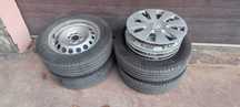 2 seturi jante + cauciucuri Smart Fortwo ForFour 453/Renault Twingo 3