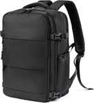 Rucsac laptop multifunctional, negru, USB, impermeabil, slim
