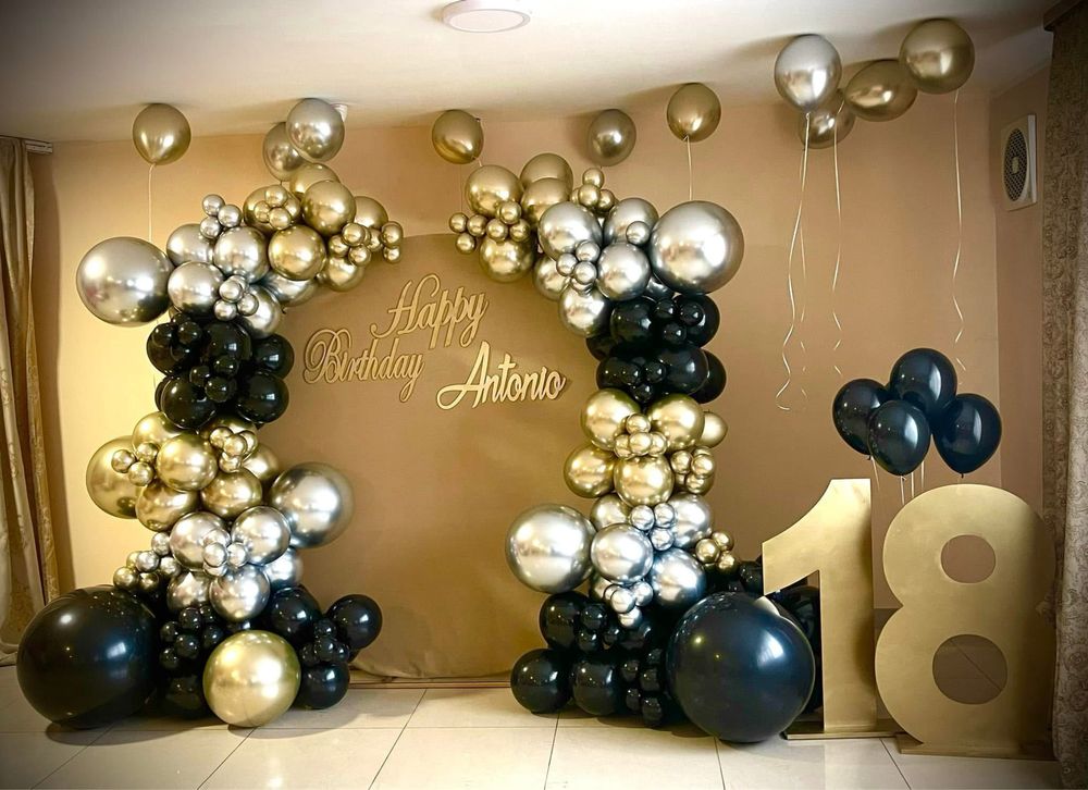 Decor Baloane Barbie Majorat Botez Aniversare