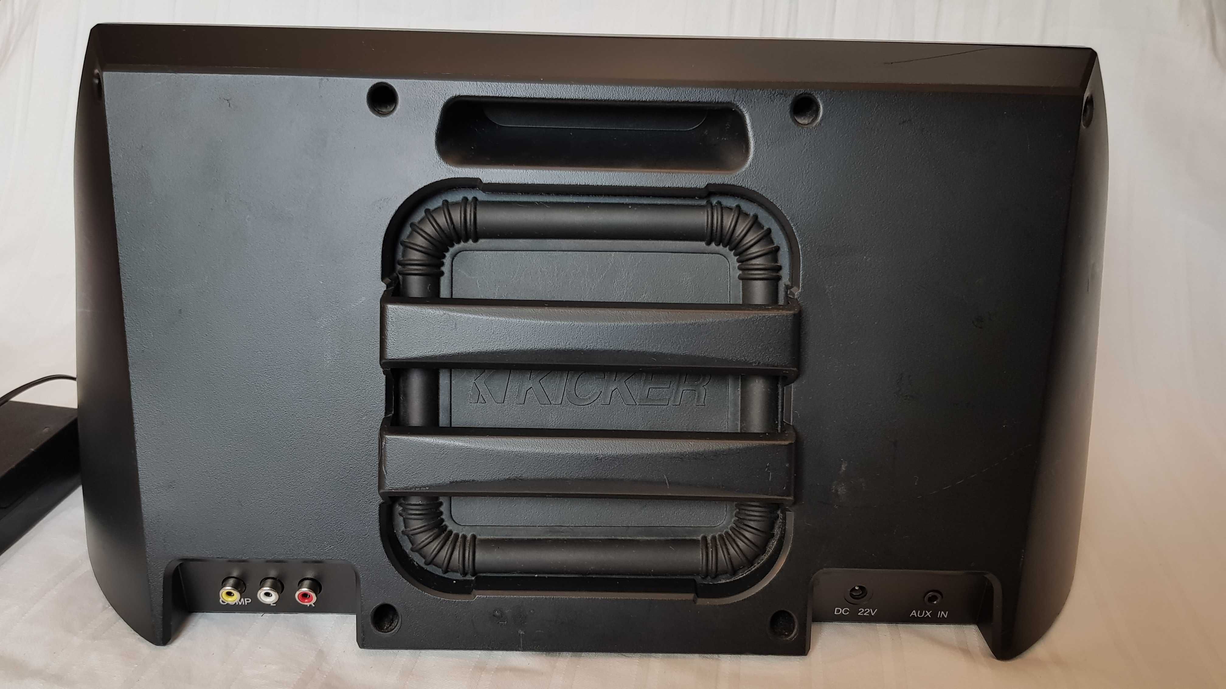 Boxa dock iPod Kicker iKick ik501 2x20W RMS+subwoofer, Aux, Bluetooth