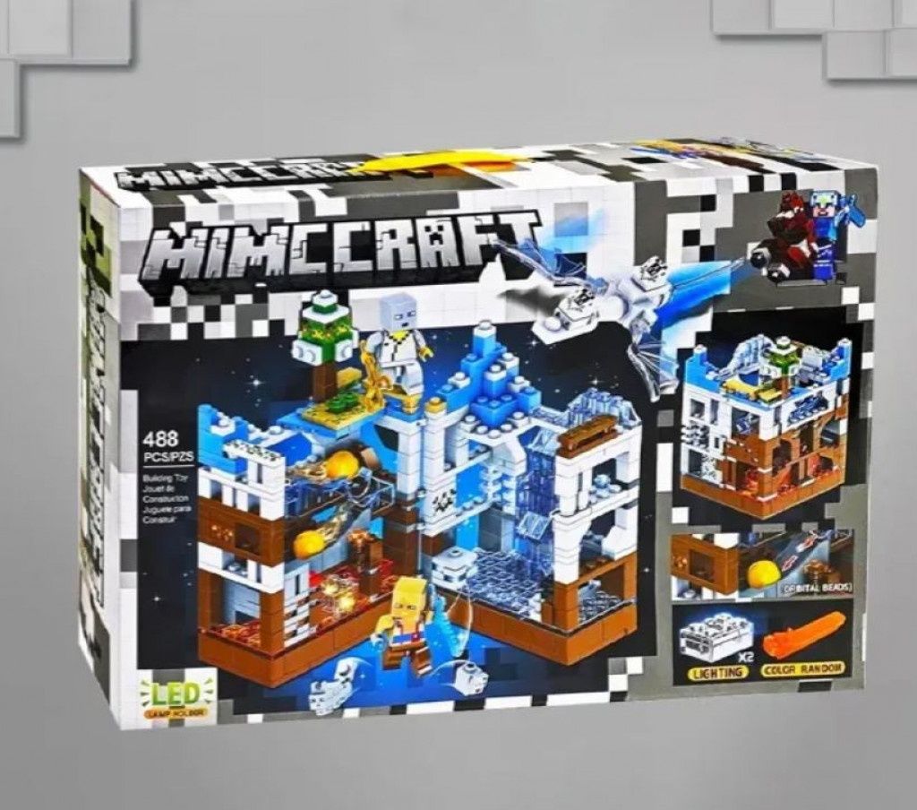 Конструктор Minecraft със светещи части „Битката за Бялата крепост“