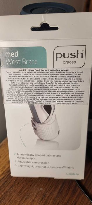 Orteza de mana Push Med Splint - pentru mâna stângă