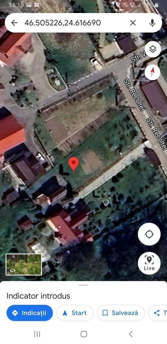 Casă de Odihnă, teren 1000mp zona Corunca
